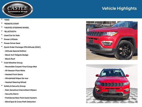 Used 2019 Jeep Compass Altitude image 3
