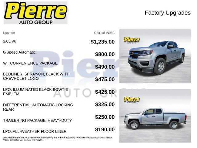 Used 2018 Chevrolet Colorado W/T w/ WT Convenience Package RWD image 13