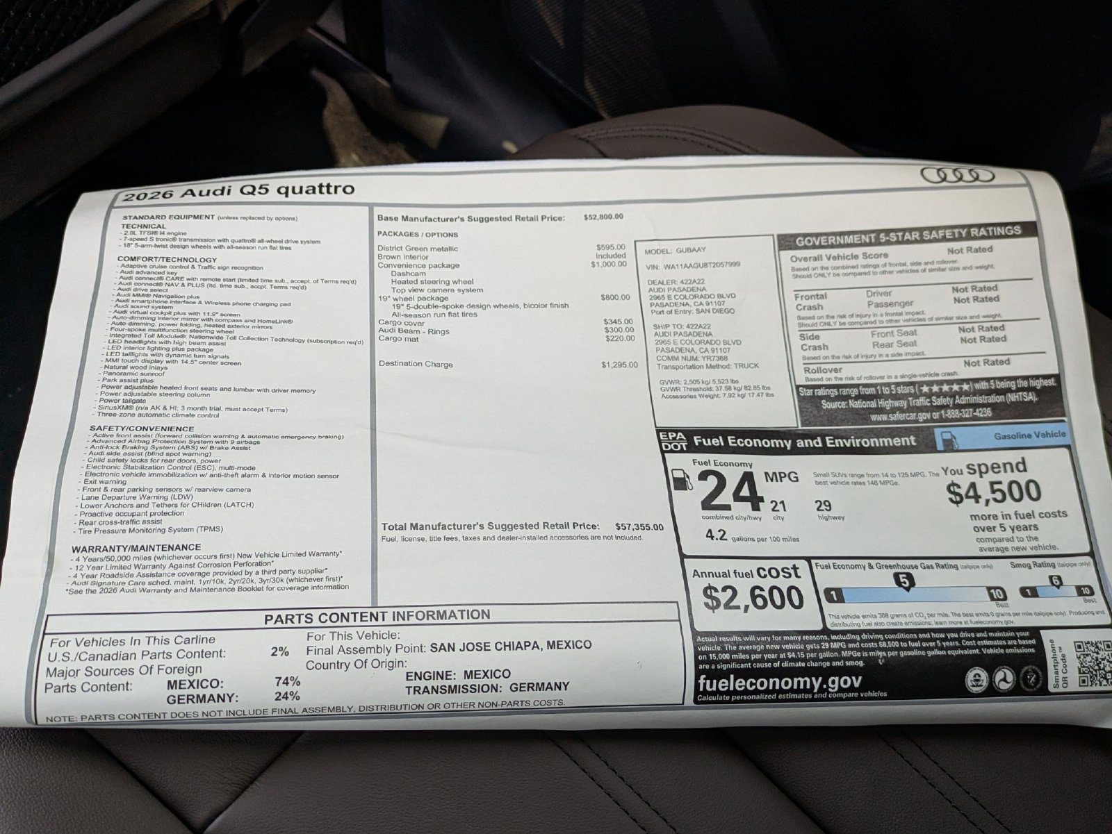New 2026 Audi Q5 Premium AWD/4WD image 18