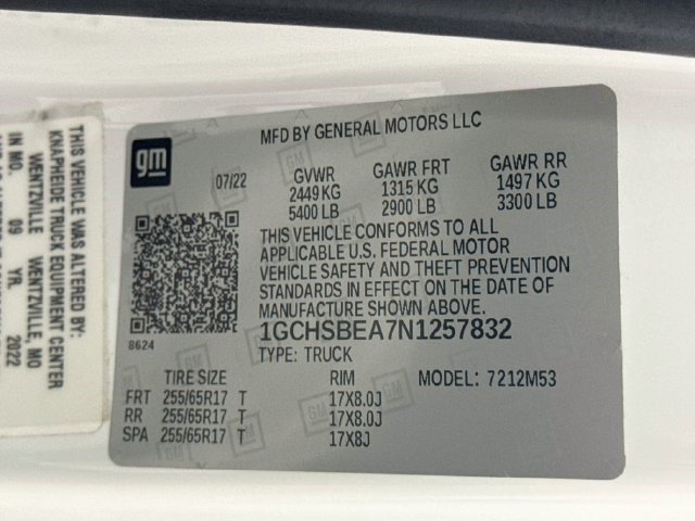 Used 2022 Chevrolet Colorado W/T RWD image 36