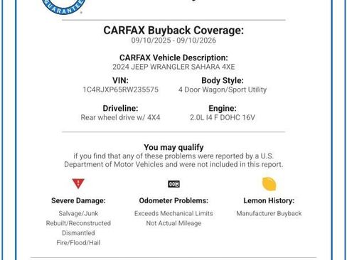 Used 2024 Jeep Wrangler Unlimited Sahara image 2