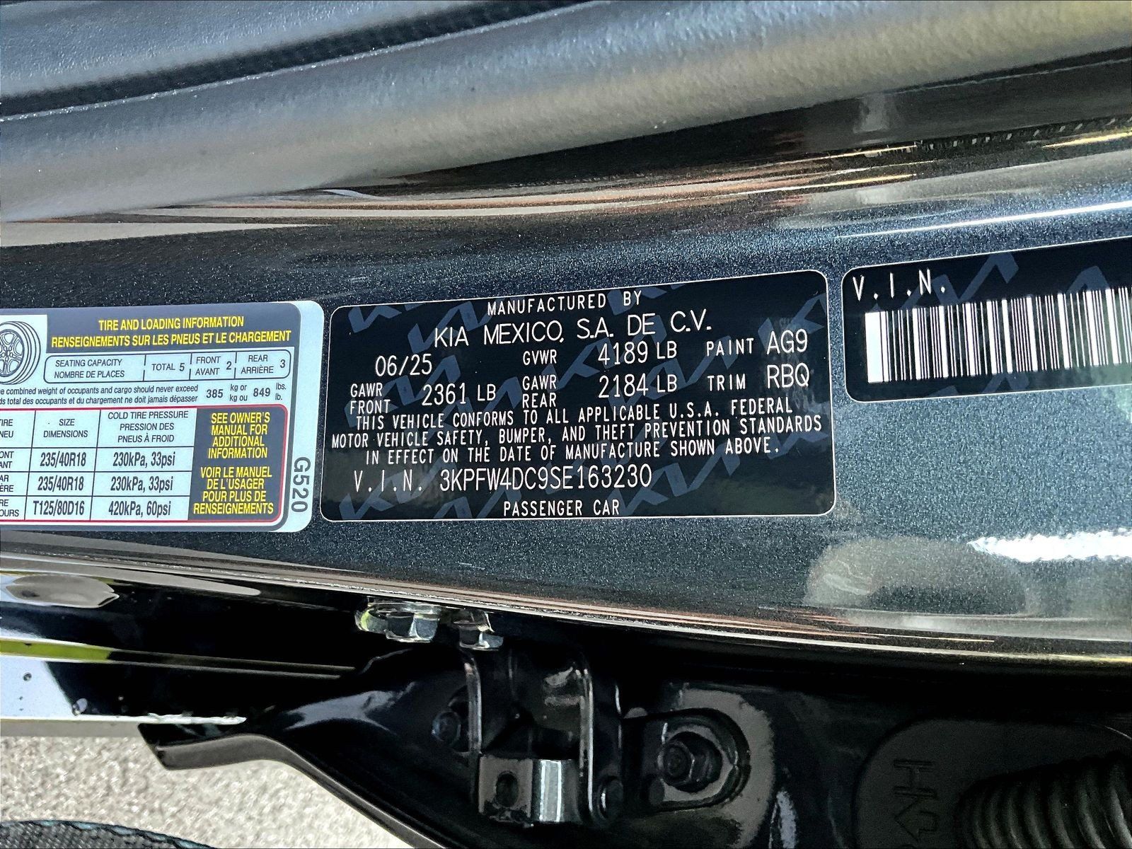 Certified 2025 Kia K4 GT-Line Turbo FWD image 19