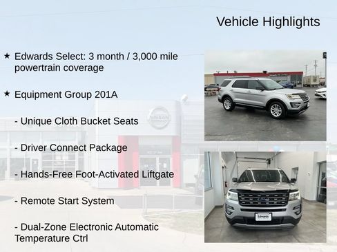 Used 2017 Ford Explorer XLT w/ Equipment Group 201A FWD image 7