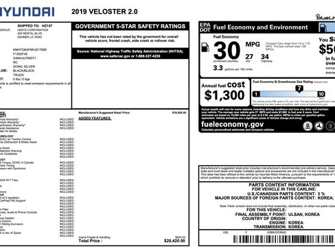 Used 2019 Hyundai Veloster 2.0 image 5