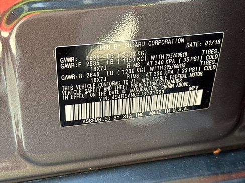 Used 2018 Subaru Outback 2.5i Limited image 39