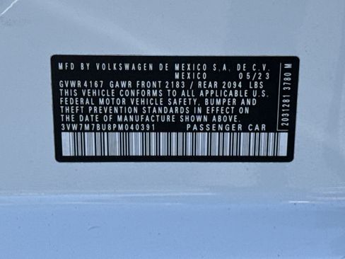 Used 2023 Volkswagen Jetta SE w/ Panoramic Sunroof Package image 34