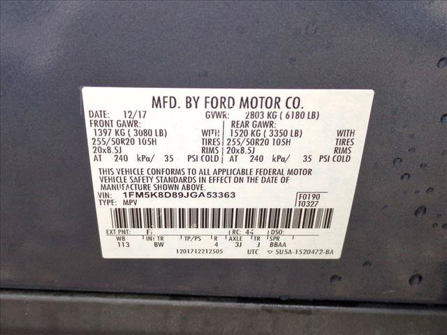 Used 2018 Ford Explorer XLT w/ Equipment Group 202A AWD/4WD image 27