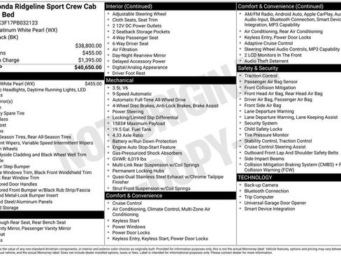 Used 2023 Honda Ridgeline Sport image 17