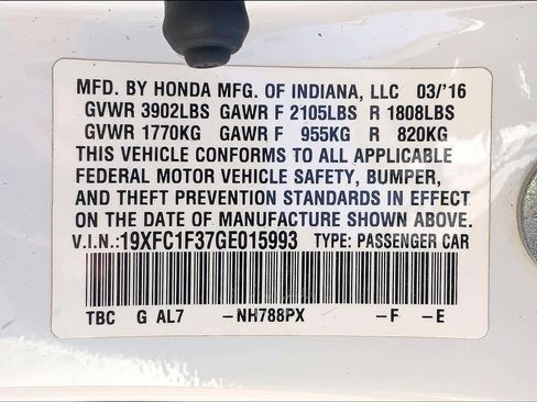 Used 2016 Honda Civic EX-T image 33