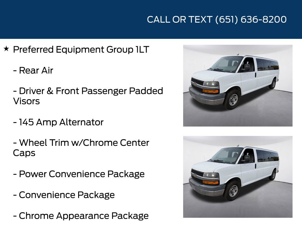 Used 2013 Chevrolet Express 3500 LT w/ LT Preferred Equipment Group RWD image 11