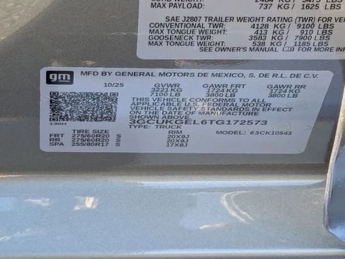 New 2026 Chevrolet Silverado 1500 LTZ w/ LTZ Premium Package image 40