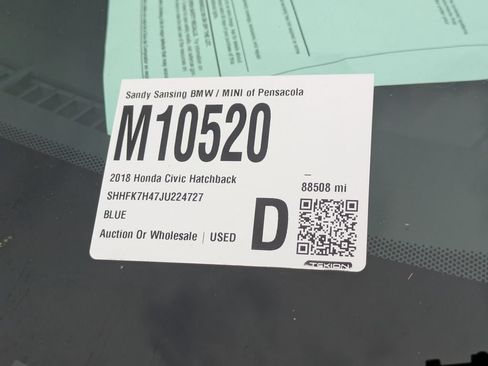 Used 2018 Honda Civic Sport image 7