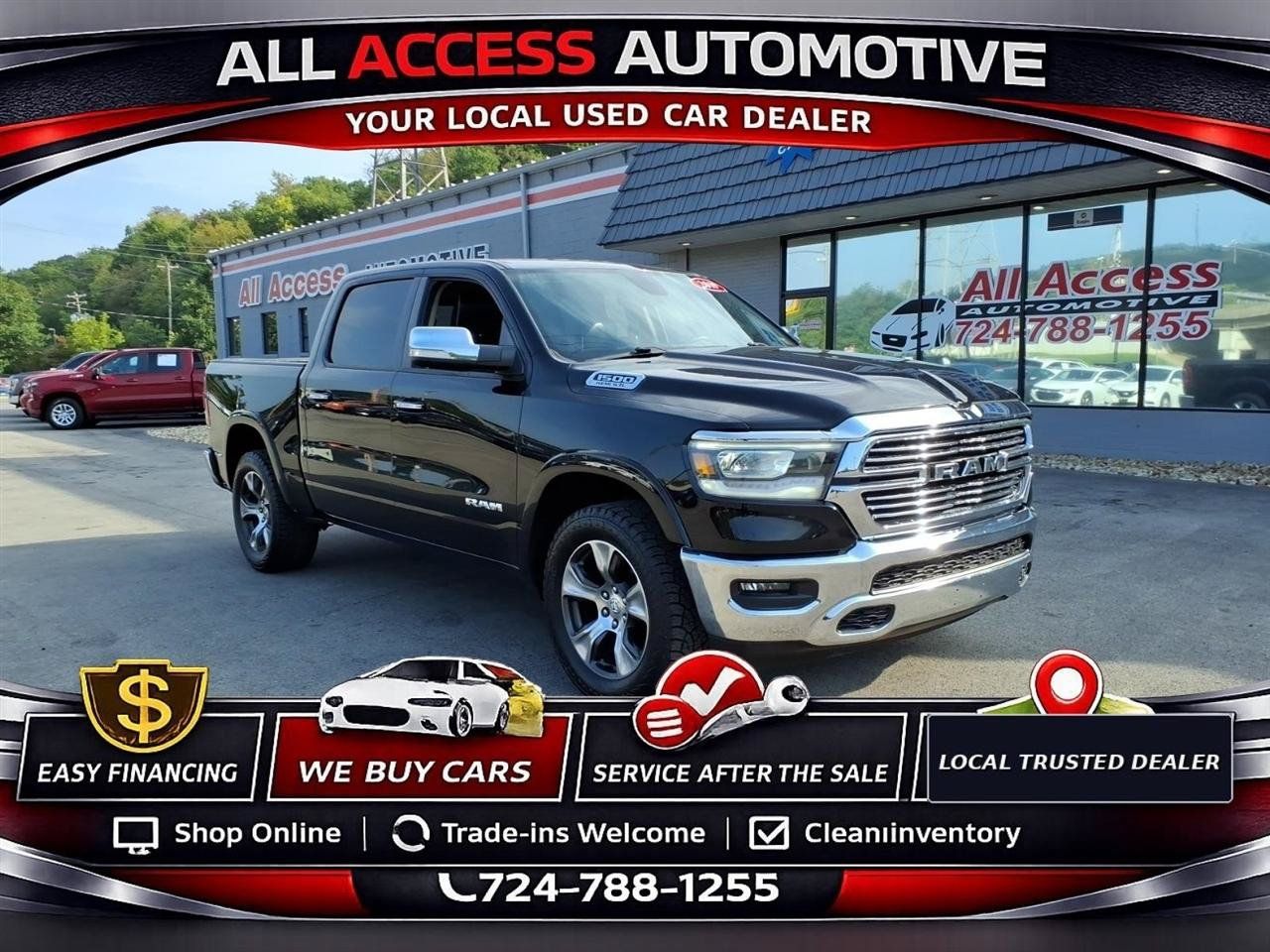 Used 2019 RAM 1500 Laramie AWD/4WD image 2