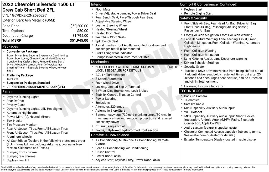 Used 2022 Chevrolet Silverado 1500 LT AWD/4WD image 18