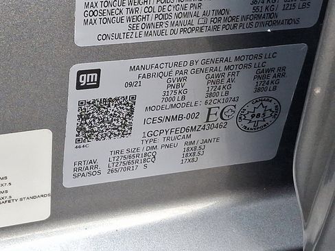 Used 2021 Chevrolet Silverado 1500 LT Trail Boss w/ Bed Protection Package image 27