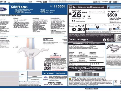 Used 2025 Ford Mustang Premium RWD image 5