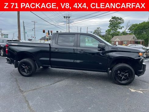 Used 2021 Chevrolet Silverado 1500 Custom Trail Boss w/ LPO, Dark Essentials Package AWD/4WD image 5