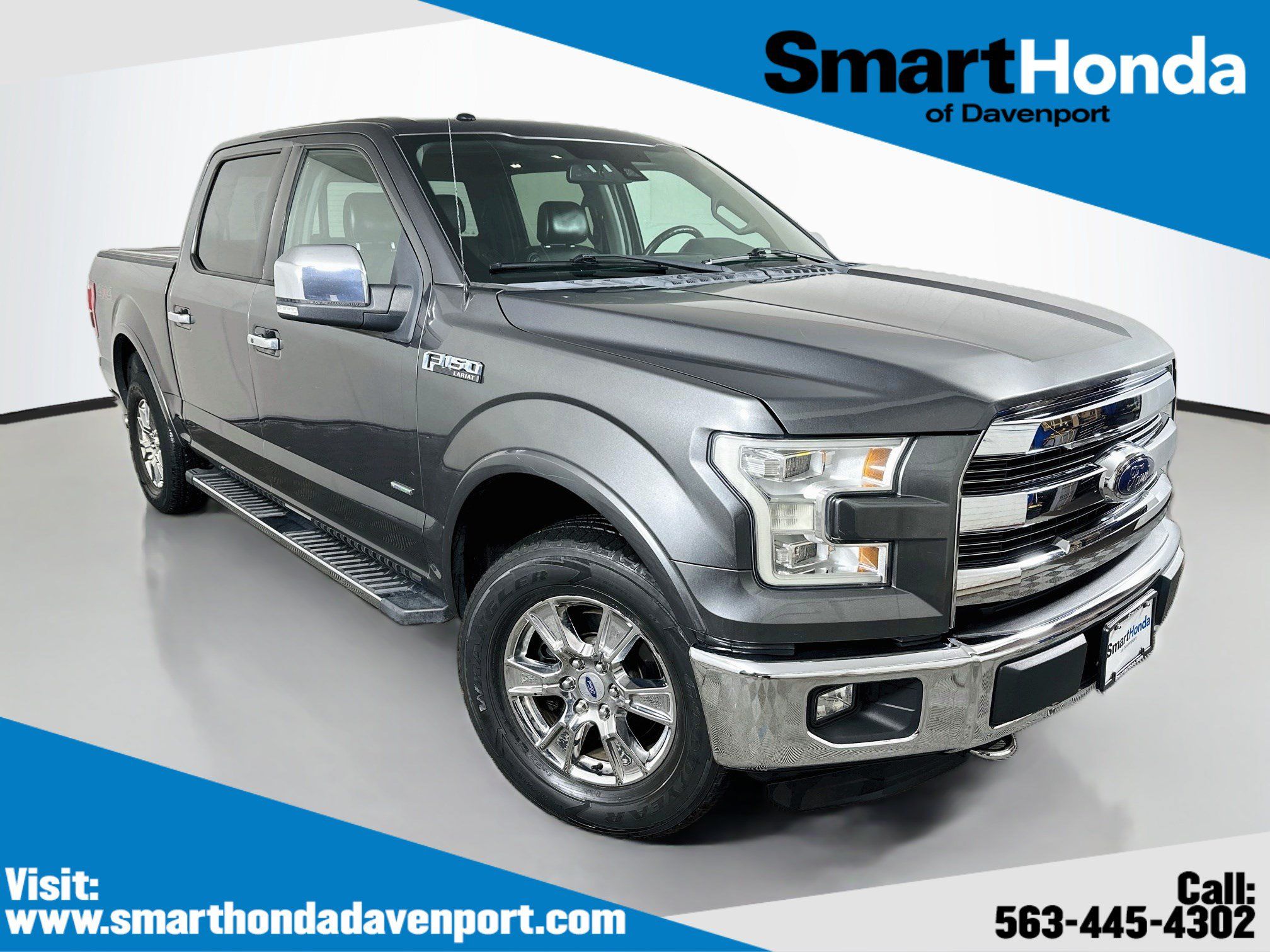 Used 2015 Ford F150 Lariat w/ Equipment Group 502A Luxury AWD/4WD image 1