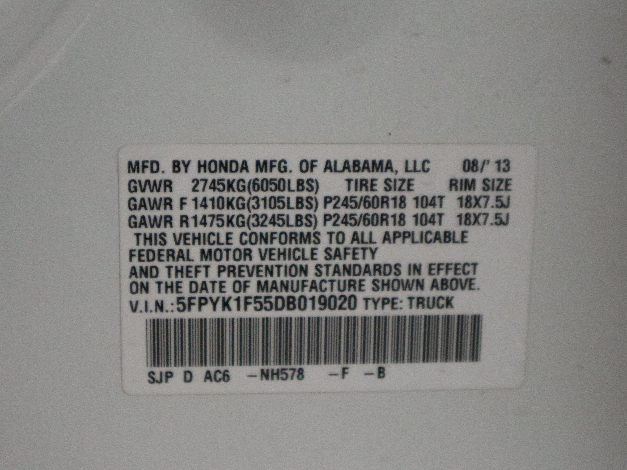 Used 2013 Honda Ridgeline RTL image 36