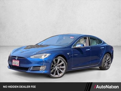 Used 2021 Tesla Model S Long Range Plus AWD/4WD image 1
