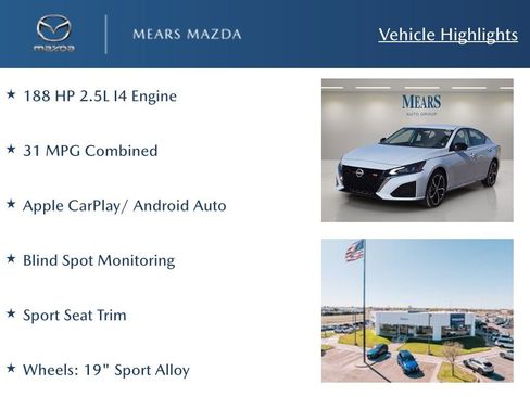 Used 2024 Nissan Altima 2.5 SR image 2