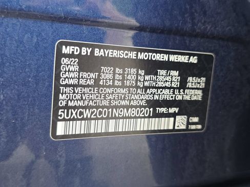 Used 2022 BMW X7 xDrive40i w/ Premium Package AWD/4WD image 12