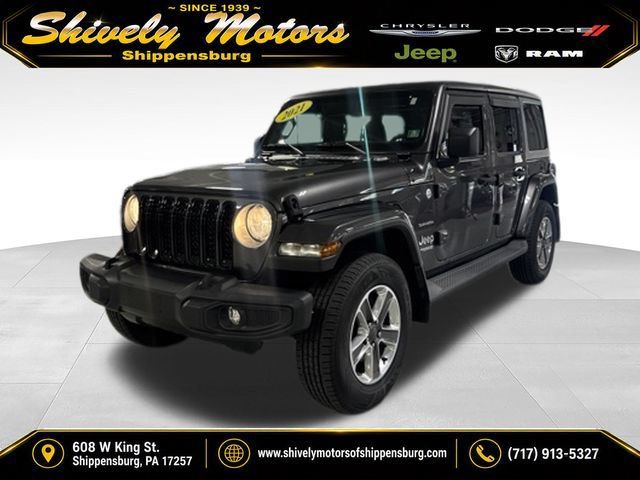 Used 2021 Jeep Wrangler Unlimited Sahara w/ Cold Weather Group AWD/4WD 360° Tour