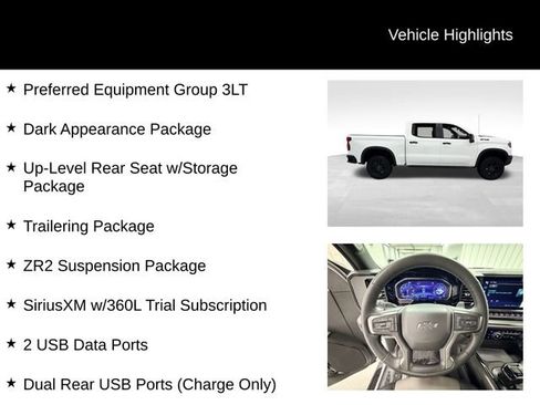 Certified 2025 Chevrolet Silverado 1500 ZR2 w/ Dark Appearance Package image 17