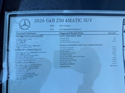 New 2026 Mercedes-Benz GLB 250 4MATIC image 15