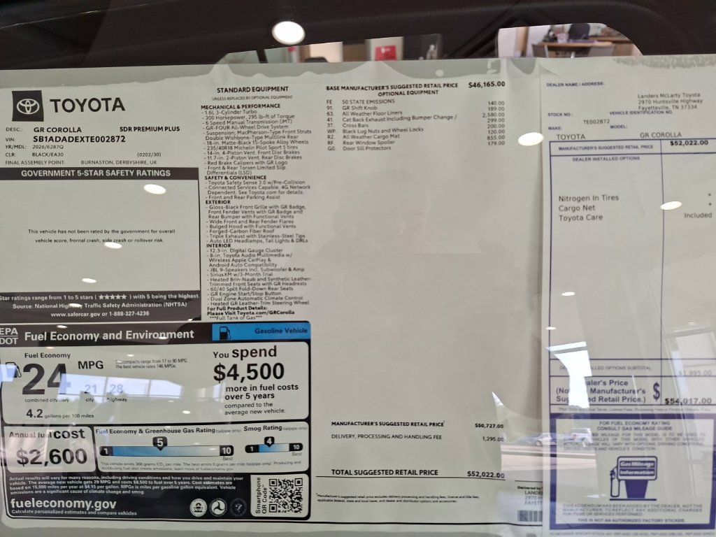 New 2026 Toyota Corolla GR AWD/4WD image 30