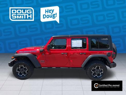 Certified 2023 Jeep Wrangler Unlimited Rubicon 4xe w/ Steel Bumper Group AWD/4WD image 3