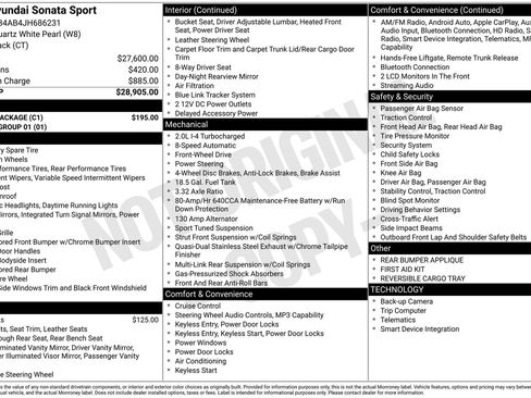 Used 2018 Hyundai Sonata Sport w/ Cargo Package image 26