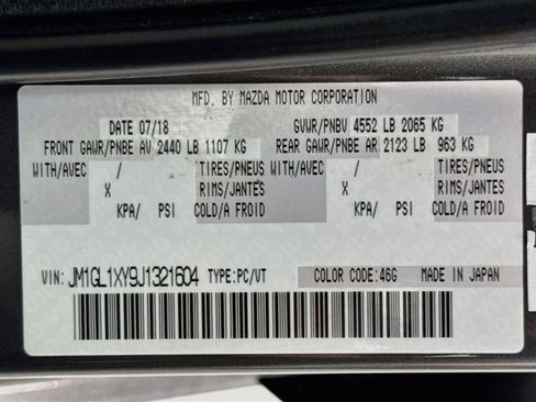 Used 2018 MAZDA MAZDA6 Signature FWD image 26