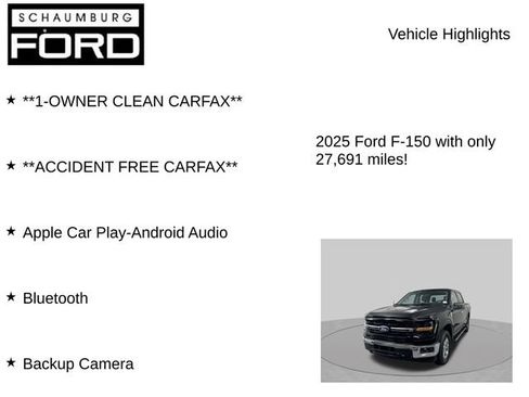 Used 2025 Ford F150 XLT w/ Equipment Group 301A Standard AWD/4WD image 7
