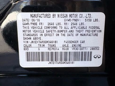 Used 2016 INFINITI Q50 3.0t Premium w/ Driver Assistance Package image 30