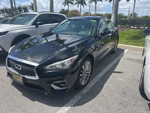 Used 2019 INFINITI Q50 Luxe w/ Essential Package (3.0T Luxe) image 1