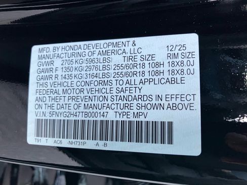 New 2026 Honda Pilot EX-L image 35