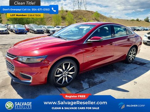Used 2017 Chevrolet Malibu LT w/ Leather Package FWD image 1
