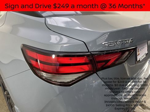 New 2025 Nissan Sentra SV image 30