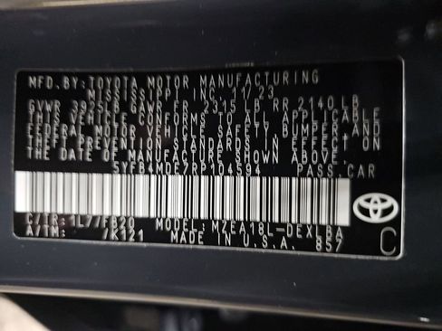 Certified 2024 Toyota Corolla LE image 23