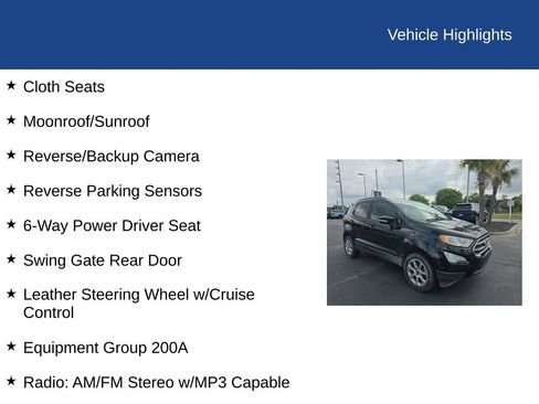 Used 2019 Ford EcoSport SE FWD image 9