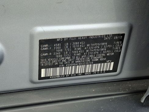 Used 2013 Subaru Outback 2.5i AWD/4WD image 25