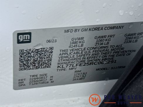 Used 2024 Chevrolet Trax LS w/ LS Convenience Package FWD image 38