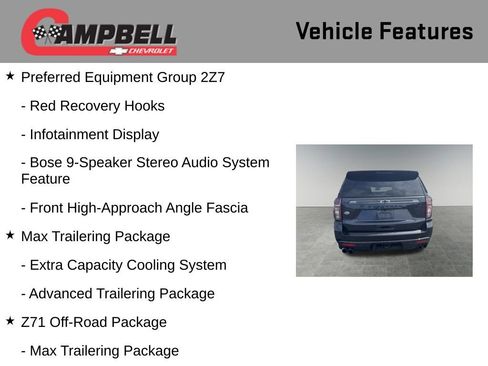 Used 2022 Chevrolet Suburban Z71 w/ Z71 Off-Road Package image 21