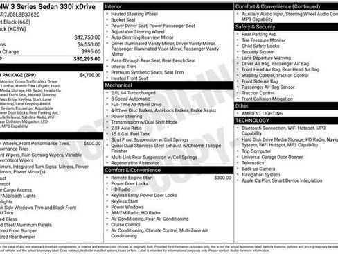 Used 2020 BMW 330i xDrive Sedan w/ Premium Package image 15