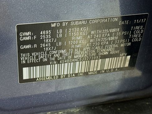 Used 2018 Subaru Outback 2.5i Limited image 42