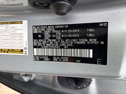 Used 2022 Lexus RX 350L Premium image 35