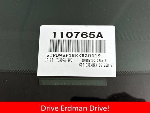 Certified 2019 Toyota Tundra SR5 w/ TRD Sport Package AWD/4WD image 31
