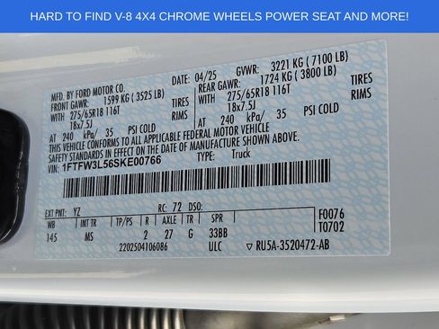 Used 2025 Ford F150 XLT w/ Equipment Group 301A Standard AWD/4WD image 27