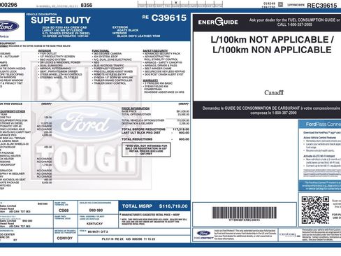 Used 2024 Ford F350 Lariat w/ Lariat Ultimate Package image 37